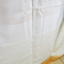 Load image into Gallery viewer, Komon Tanned Dyeing Purpose Lined Wide Collar Orange One Crest Crest Piles Pure Silk Casual Casual Kimono 155cm