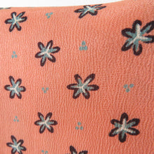 Load image into Gallery viewer, Haori Antique small Floral Pattern Pure Court Pure silk orange Retro Taisho Romance Kimono 83cm