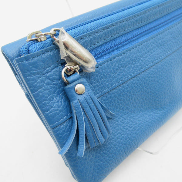 口コミ サイト 商品 長財布 リュフカ ブルー【中古 スマホ長財布 Felice Ryufka 小物