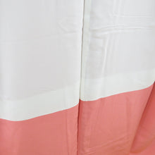 Load image into Gallery viewer, 江戸小紋 鮫文 赤桃色 袷 広衿 紋なし 正絹 カジュアル 仕立て上がり着物 身丈158cm