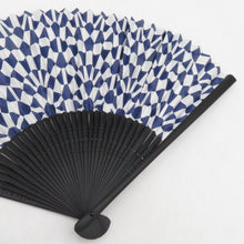 画像をギャラリービューアに読み込む, 和小物 組市松文様 扇子 東京2020パラリンピックエンブレム 桐箱・スタンド付き