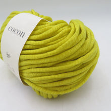 Load image into Gallery viewer, 毛糸 Daily yarn「cocon ココン」オカダヤ okadaya 4番色×6玉 1玉40g巻 約42m レモンフィズ 春夏毛糸 リリヤーン 未使用品
