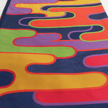 画像をギャラリービューアに読み込む, 袋帯 ヱ霞柄 紺色 六通柄 正絹 礼装 フォーマル 着物帯 長さ416cm