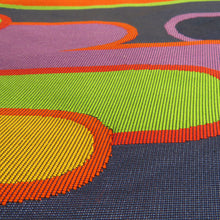 画像をギャラリービューアに読み込む, 袋帯 ヱ霞柄 紺色 六通柄 正絹 礼装 フォーマル 着物帯 長さ416cm