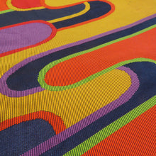 画像をギャラリービューアに読み込む, 袋帯 ヱ霞柄 紺色 六通柄 正絹 礼装 フォーマル 着物帯 長さ416cm