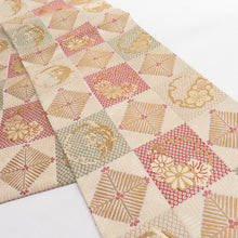 画像をギャラリービューアに読み込む, 袋帯 ベージュ