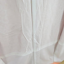 Load image into Gallery viewer, 小紋 菊文様 赤色 白色 袷 広衿 ポリエステル 洗える着物 仕立て上がり カジュアル 身丈157cm