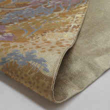 画像をギャラリービューアに読み込む, 袋帯 佐賀錦 京名所文様 金色 金糸 六通柄 正絹 礼装 フォーマル 着物帯 長さ424cm