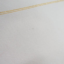 画像をギャラリービューアに読み込む, 名古屋帯 本綴れ 山風景文様 灰色 正絹 お太鼓柄 八寸帯 カジュアル 仕立て上がり 長さ373cm