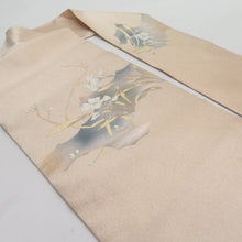 画像をギャラリービューアに読み込む, 名古屋帯 ベージュ