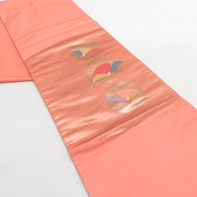 画像をギャラリービューアに読み込む, 名古屋帯 オレンジ