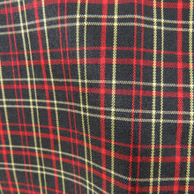 画像をギャラリービューアに読み込む, 着物コート 紬地 道中着 2枚セット 赤色 黒色 格子 和装コート 正絹 織文様 ちりよけ 身丈88cm 未使用品