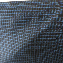 Load image into Gallery viewer, Men's kimono Oshima Tsumugi certificate Kame shell ensemble lined dark blue pure silk male men's tailoring men's tailoring kimono men