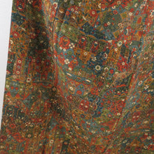Load image into Gallery viewer, Komonarasa Palace Lined Bee Collar Red Brown Pure Silk -style Casual Kimono 156cm