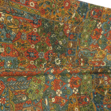 Load image into Gallery viewer, Komonarasa Palace Lined Bee Collar Red Brown Pure Silk -style Casual Kimono 156cm