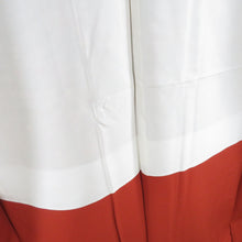 Load image into Gallery viewer, Komonarasa Palace Lined Bee Collar Red Brown Pure Silk -style Casual Kimono 156cm