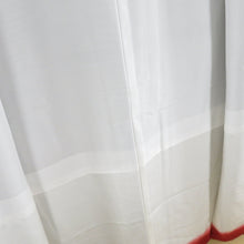 Load image into Gallery viewer, Flower pattern for crested lined collar lined collar red brown silk -tailored casual kimono 150cm