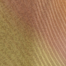 画像をギャラリービューアに読み込む, 道行 津室道雄 正絹 リバーシブル 斜めぼかし 黄土色 黒色 作家物 和装コート 袷仕立て 着物用 身丈90cm