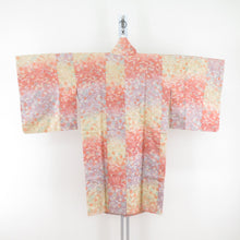 画像をギャラリービューアに読み込む, 着物コート 西陣御召 道中着 グラデーションに秋草文様 正絹 織り文様 和装コート 身丈99cm