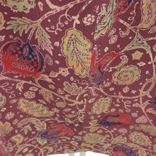 画像をギャラリービューアに読み込む, 道行 正絹 花唐草 紫色 和装コート 着物用 ちりよけ カジュアル 身丈86cm