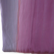 画像をギャラリービューアに読み込む, 道行 正絹 リバーシブル グラデーション 紫色 黒色 和装コート 袷仕立て 着物用 身丈88cm