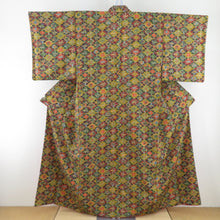 Load image into Gallery viewer, Komon Matsukawa Rishi Hana Public Bee Bee Collar Polyester Washable Kimono Tailor Casual Casual Studio 156cm