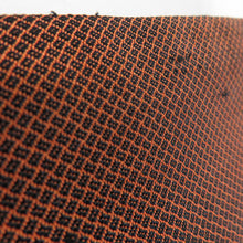 Load image into Gallery viewer, 紬 着物 節紬織 斜め格子 橙茶色 正絹 袷 広衿 カジュアル 仕立て上がり着物 身丈159cm