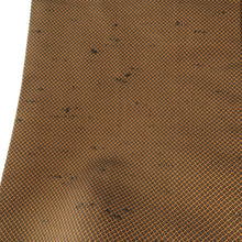 Load image into Gallery viewer, 紬 着物 節紬織 斜め格子 橙茶色 正絹 袷 広衿 カジュアル 仕立て上がり着物 身丈159cm
