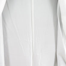 画像をギャラリービューアに読み込む, 御召 織文様 伊勢型織 織座小紋 正絹 灰黒色 袷 広衿 紋なし カジュアル 仕立て上がり着物 丹後ちりめん 身丈158cm