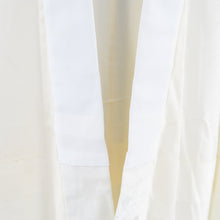 画像をギャラリービューアに読み込む, 襦袢 花籠地紋 薄黄色 正絹 バチ衿 袖無双 長襦袢 仕立て上がり 女性着物用 身丈127cm