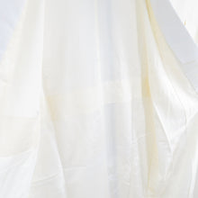 画像をギャラリービューアに読み込む, 襦袢 花籠地紋 薄黄色 正絹 バチ衿 袖無双 長襦袢 仕立て上がり 女性着物用 身丈127cm