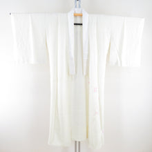 画像をギャラリービューアに読み込む, 襦袢 梅文様 絞り 薄黄緑色 正絹 バチ衿 袖無双 長襦袢 仕立て上がり 女性着物用 身丈125cm