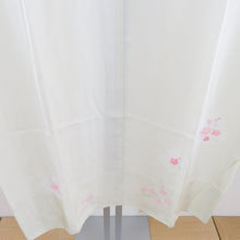 画像をギャラリービューアに読み込む, 襦袢 梅文様 絞り 薄黄緑色 正絹 バチ衿 袖無双 長襦袢 仕立て上がり 女性着物用 身丈125cm