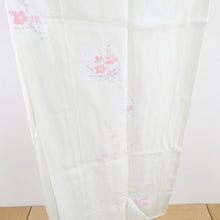 画像をギャラリービューアに読み込む, 襦袢 梅文様 絞り 薄黄緑色 正絹 バチ衿 袖無双 長襦袢 仕立て上がり 女性着物用 身丈125cm