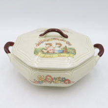 画像をギャラリービューアに読み込む, 食器 ロイヤルマルイシ スープ鍋セット 皿5点 とりわけスプーン付き ヴィンテージ品 22550