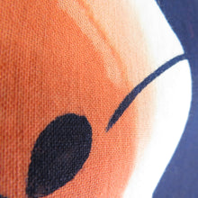 画像をギャラリービューアに読み込む, 浴衣 女性用 花柄 紺色x白色xオレンジ色 綿 夏物 レディース 仕立て上がり 身丈156cm