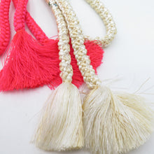 Load image into Gallery viewer, 帯締め 10本まとめてセット 丸組 組紐 正絹 色糸 和装小物 帯〆 レディース 女性 振袖 長さ160cm