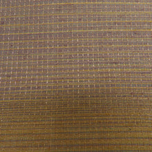 Load image into Gallery viewer, Bagus Zoas Fashionable Back Obi Golden x Brown x Purple Blurd Kinno Pure Silk Tailoring Kimono Back Length 448cm