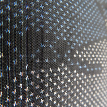 画像をギャラリービューアに読み込む, 紬 着物 松模様 黒色x灰色x青色 正絹 袷 広衿 カジュアル 仕立て上がり着物 身丈162cm