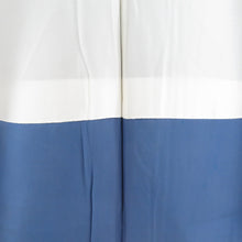 画像をギャラリービューアに読み込む, 紬 着物 松模様 黒色x灰色x青色 正絹 袷 広衿 カジュアル 仕立て上がり着物 身丈162cm