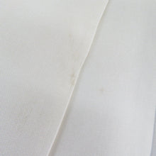 画像をギャラリービューアに読み込む, 紬 着物 雲取りに風景模様 クリーム色x灰色 正絹 袷 広衿 カジュアル 仕立て上がり着物 身丈156cm