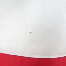 画像をギャラリービューアに読み込む, 紬 着物 華文模様 黒色x赤色x灰色 正絹 袷 広衿 カジュアル 仕立て上がり着物 身丈155cm