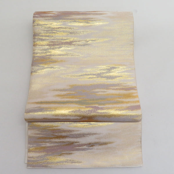 シルバー 袋帯 金色模様　金柄　結婚式など ki5630AB-1_grande.jpg?v=1734056802