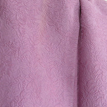 Load image into Gallery viewer, Color Land Red Purple Plant Plant Crest Wide Collar Pure Silk Kimono Star Star 157cm