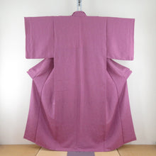 Load image into Gallery viewer, Color Land Red Purple Plant Plant Crest Wide Collar Pure Silk Kimono Star Star 157cm