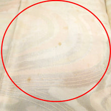 Load image into Gallery viewer, Haori Antique Pale Silk Orange Black White Black White Ichimatsu Pine Block Check Race Tone Design Retro Meiji / Taisho Roman Modern Japanese Western Mix Difficulties 79cm