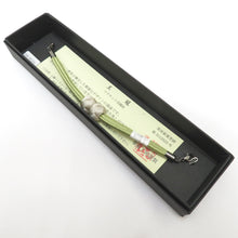 画像をギャラリービューアに読み込む, 和小物 羽織紐 女性用 翠嵐工房謹製 王冠マグネット 絹100% ・ベージュ・若草色 正絹 レディース 組紐 和装小物 小田巻