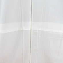 Load image into Gallery viewer, 小紋 和更紗切嵌染め模様 朱色x緑色x多色 袷 広衿 正絹 仕立て上がり カジュアル着物 身丈163cm