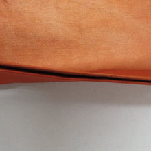 画像をギャラリービューアに読み込む, 袋帯 洒落袋帯 相良刺繍 お太鼓柄 花鳥紋様 オレンジ色x黄色 正絹 仕立て上がり 長さ432cm