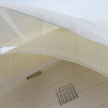 画像をギャラリービューアに読み込む, 誉田屋源兵衛 西陣織 礼装用 半衿 源氏香模様 白x金x銀 正絹 和装小物